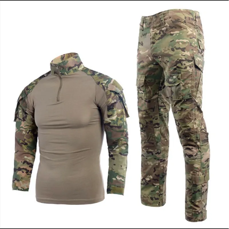 Uniforme Combat B con Coderas y Rodilleras · Multicam