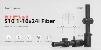 LPVO Victoptics S10 1-10X24I Fiber - Vector Optics