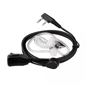 Auricular Transparente con Microfono y PTT Kenwood - ACM AIRSOFT.