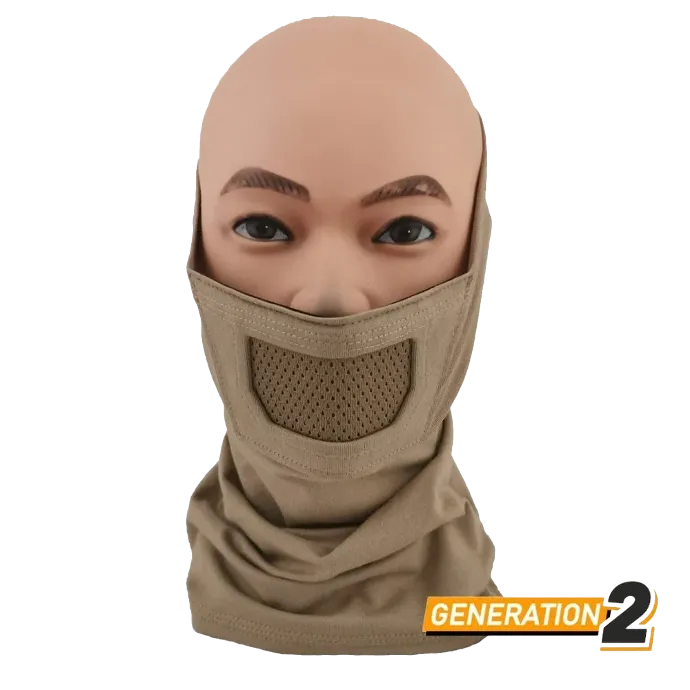 Balaclava Face Warrior Plus - Cygnus · Tan / FDE