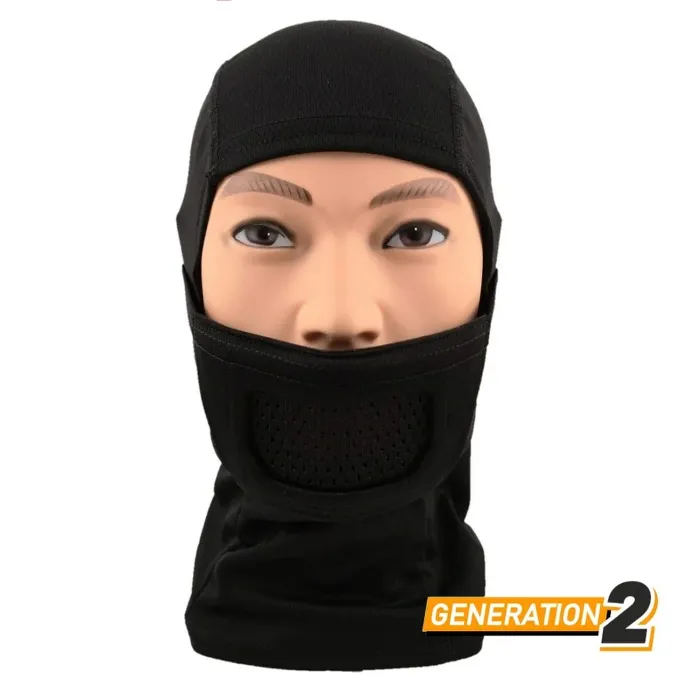 Balaclava Fullface Warrior – Cygnus · Negro