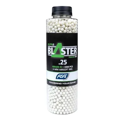 Bolas Tracer Alpha Blaster 0.25g 3300 BBs – Precisión y Visibilidad - ASG