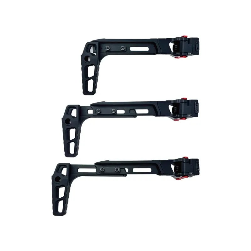 Culata Rail CNC TwinFold Adjustable RIS · Negro