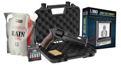 Pack de Pistola CO₂ Chiappa RHINO 60DS + BB + Diana + Maletín