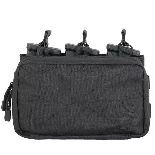 MOLLE Triple Rifle Mag/GP · Negro