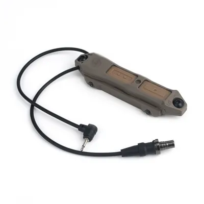 Pulsador Remoto para Picatinny y M-LOK con Doble Plug para 2.5mm y Linterna - de (WNE04040-DE)