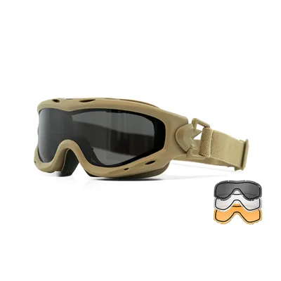 Spear Dual Lens con Lentes, Transparentes y Naranjas - Frame (SP293DLT)