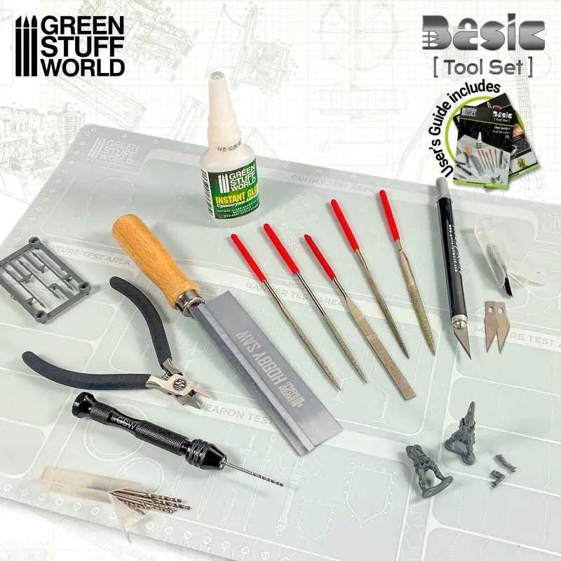 STUFF WORLD Set Básico de Herramientas (11634) · Verde / OD