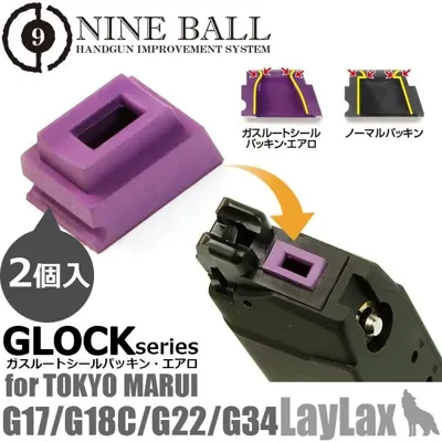 Aerodynamic Gas Route SEAL for G-Series Magazines (2 Pcs) - Nine Ball