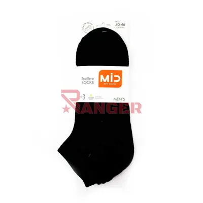 Calcetin Algodon Mid Tobillero 3PCS - Foraventure