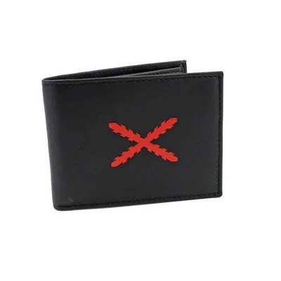 Cartera Piel Borgoña Banda España - Foraventure