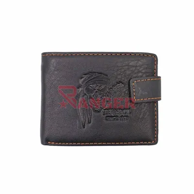 Cartera Piel Calavera Pirata Pañuelo - Foraventure