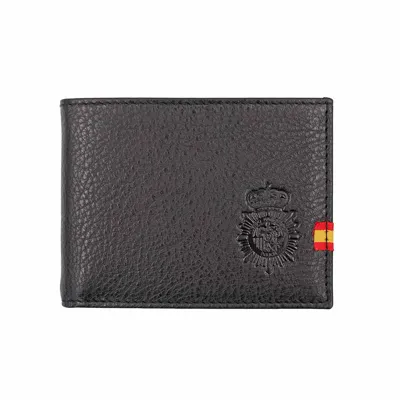 Cartera Piel Policía Nacional Banderita - Foraventure