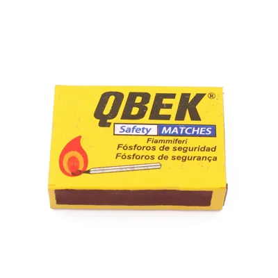 Cerillas Qbek Seguridad 40 Und. Madera - QBAK
