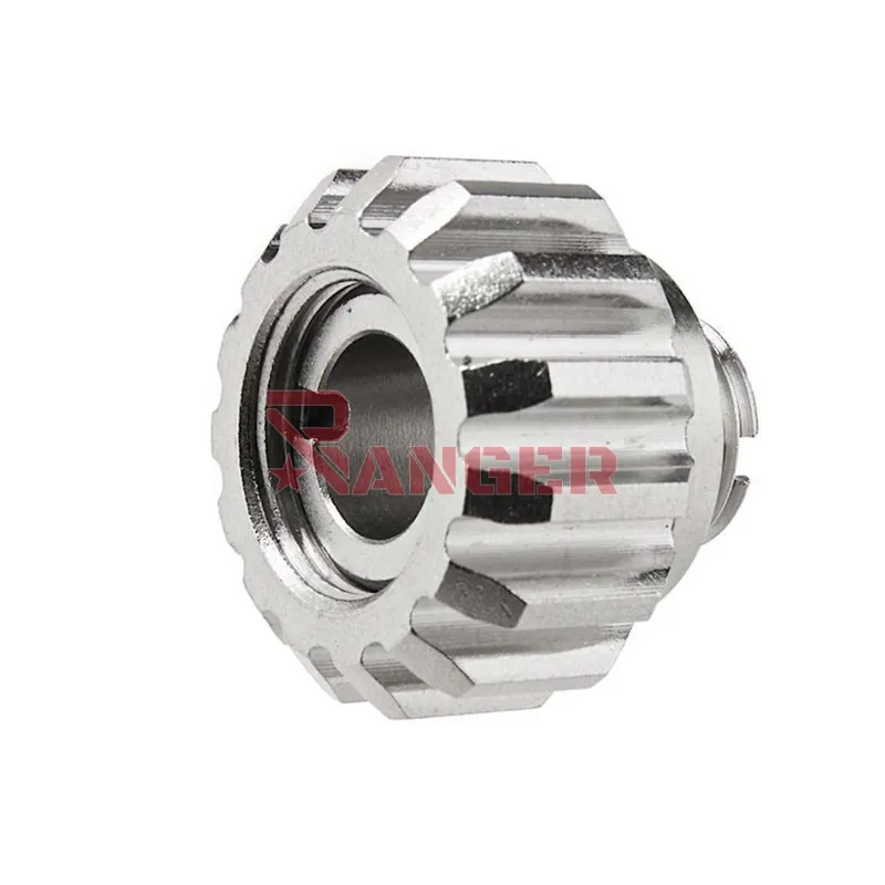 CowCow A02 Silencer Adapter · Plata