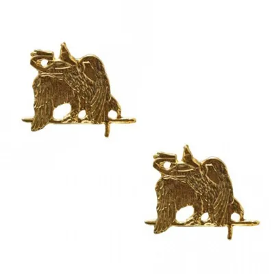 Emblema Immortal Metálico Cuello 2PCS Especialista - Immortal Warrior