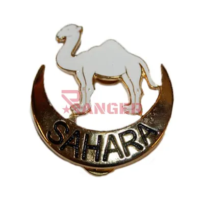Emblema Metálico Sahara Permanencia Camello - Foraventure