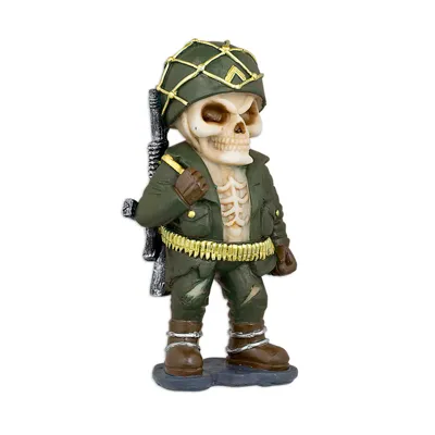 Figura Resina Army Calavera - TOLE 10