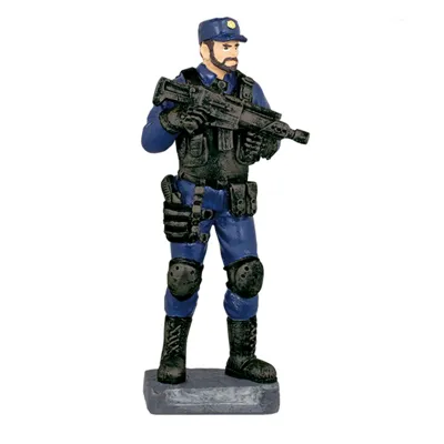 Figura Resina Policía Nacional - TOLE 10