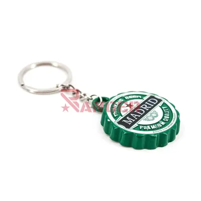 Llavero Chapa Cerveza Abrebotellas Madrid - Foraventure