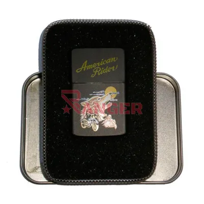 Mechero Zippo Lobo Moto - Foraventure