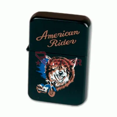 Mechero Zippo Lobo Moto -Celeste - Foraventure