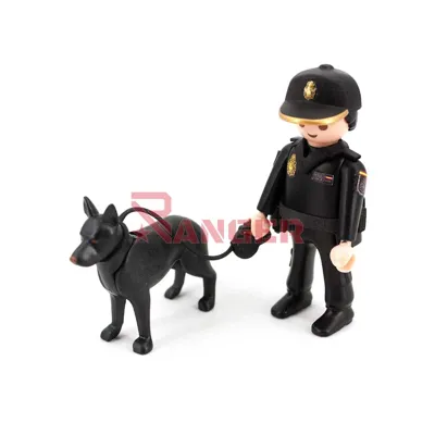 Muñeco Custom Policía Nacional Guía Canino - Foraventure
