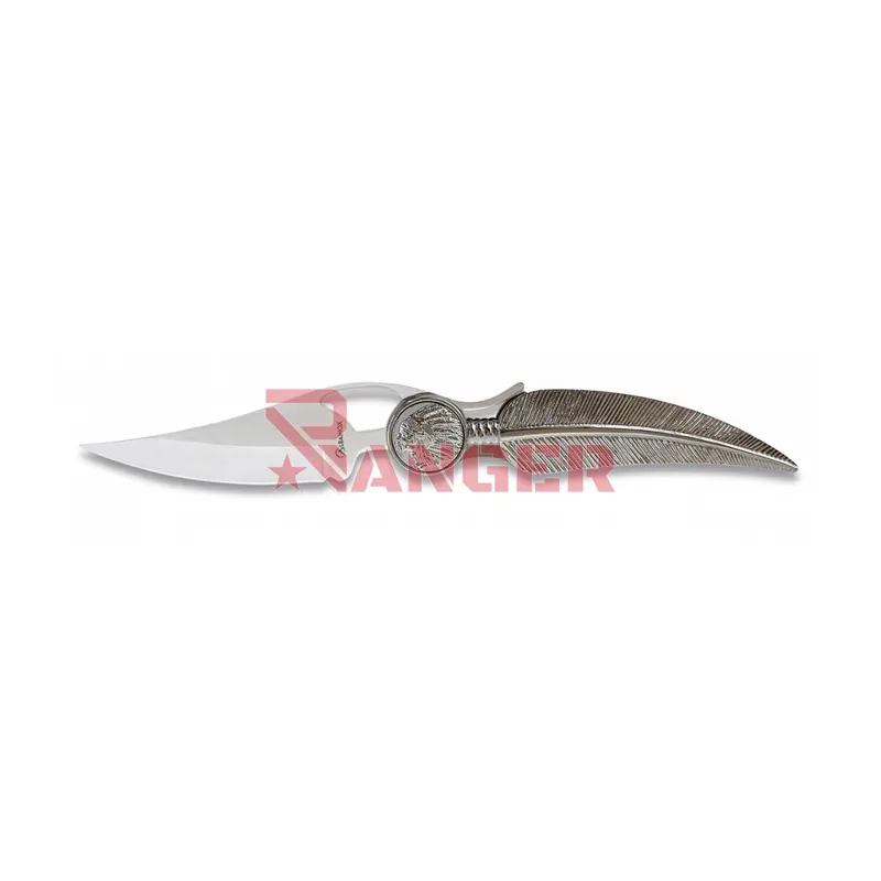 Albainox Navaja Pluma Indio 9cm · Plata