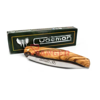 Navaja Campera 9 cm Madera - Cudeman