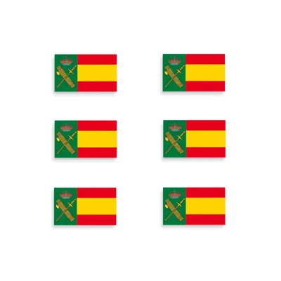 Pegatina Abultada 6PCS Guardia Civil - Barbaric