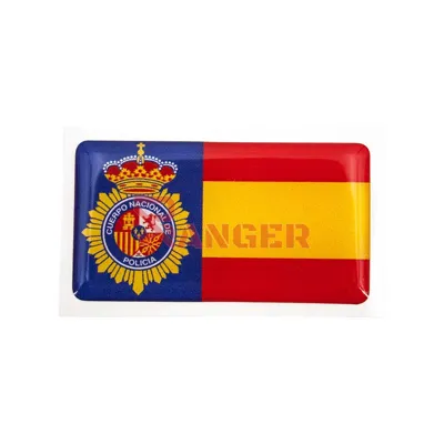 Pegatina Abultada gr. 1PCS Policía Nacional - Barbaric