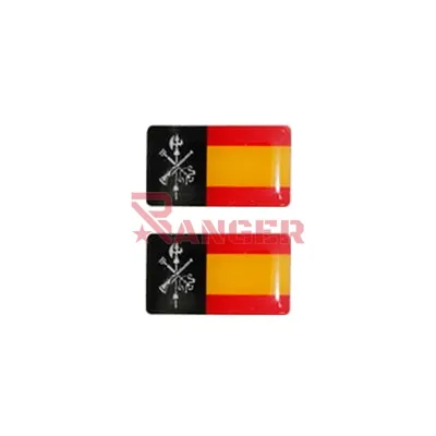 Pegatina Abultada Med. 2PCS Legión España - Foraventure