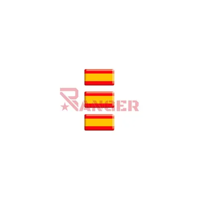 Pegatina Abultada PEQ. 3PCS Bandera España - Foraventure