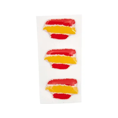 Pegatina Abultada PEQ. 3PCS Trazos España - Foraventure