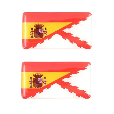 Pegatina Immortal 3D 2PCS Borgoña España - Immortal Warrior