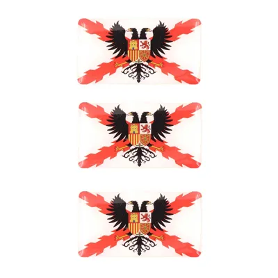 Pegatina Immortal 3D 3PCS Borgoña Aguila - Immortal Warrior