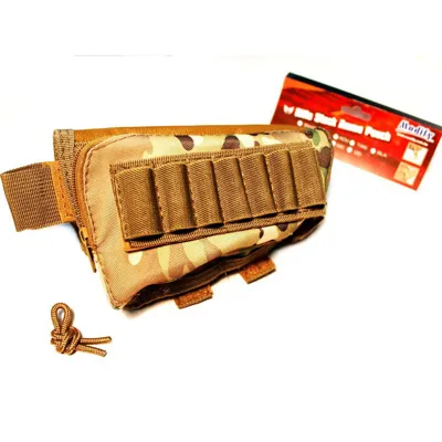 Stock Ammo Pouch with Cheek Leather Pad - Modify