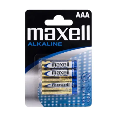 4 Pilas Alcalinas AAA 1.5V - Maxell