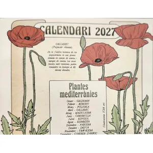 Calendari de Plantes Mediterrànies 2027 - Editorial Efadós
