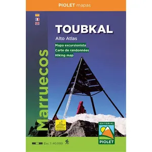 Mapa Toubkal. Alto Atlas. Marruecos 1:40.000 - Piolet