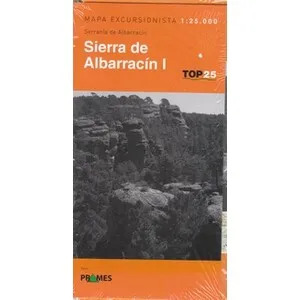 Mapa Excursionista Sierra de Albarracin I - Prames
