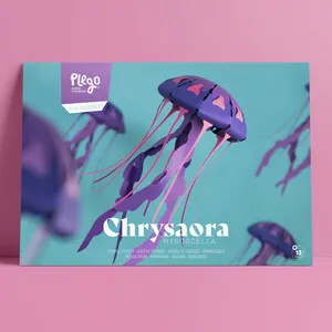 Plegopaper- Figura Recortable Chrysaora Hysoscella (Medusa)
