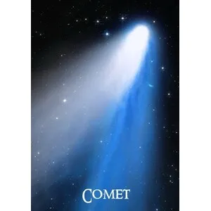MapCards Postal 3D - Hale-Bopp Comet