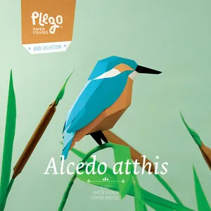 Plegopaper- Figura Recortable de Martín Pescador (Blauet)