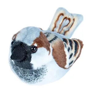Peluche de Gorrión Común / Pardal Comú con Canto - WILD REPUBLIC
