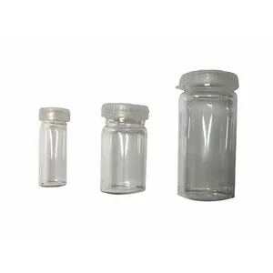 Frasquito de Cristal con Tapón Hermético Pequeño - T3Q