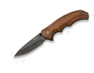 Navaja Jkr Puño Madera Hoja 8.5cm Ref. JKR0933 - JOKER