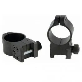 Anillas Tactical 30mm Fijas para Carril Weaver - Extra Altas - Warne