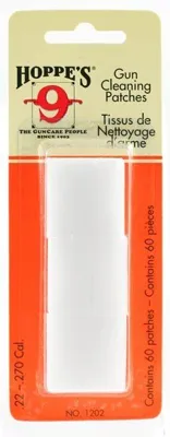 Parches de Limpieza Calibres DEL.22 AL.270 - Hoppe's