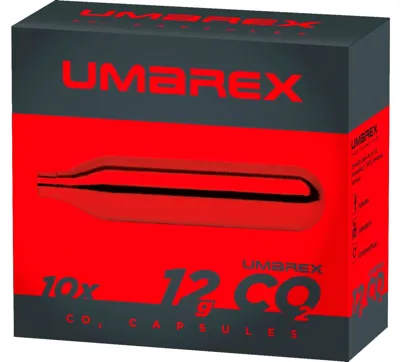 Caja con 10 Cápsulas de CO2 de 12 Gramos - Umarex